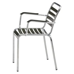Manufakt Gartenstuhl Baettig 111A RAL 6006 grauoliv New