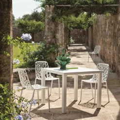Fast Gartenstuhl Forest Alluminio 11 oro perlato New