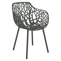 Fast Gartenstuhl Forest Alluminio 9 grigio metallo Discount