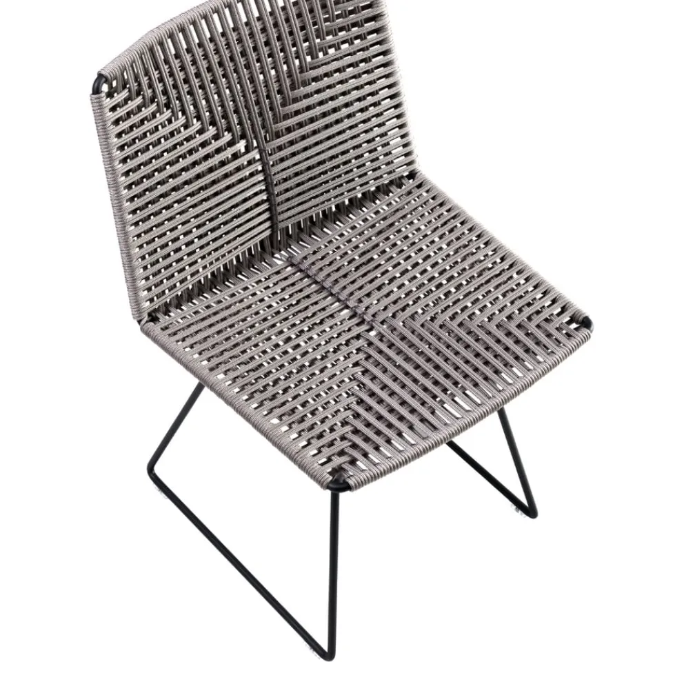 mdf italia Gartenstuhl Neil Twist hellgrau Outlet