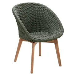 Cane-line Gartenstuhl Peacock dark green Outlet