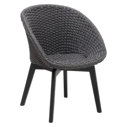 Cane-line Gartenstuhl Peacock Dark grey Outlet