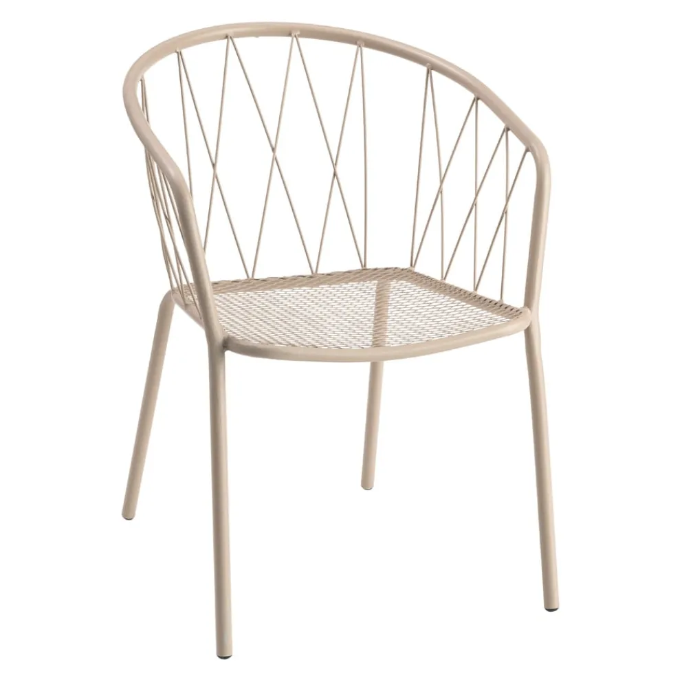 Johann Jakob Gartenstuhl Portofino taupe New