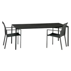 ZUMSTEG Gartenstuhl Slim Z189 schwarz Hot
