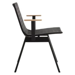 &Tradition Gartenstuhl Ville Warm Black, teakfarbig Outlet