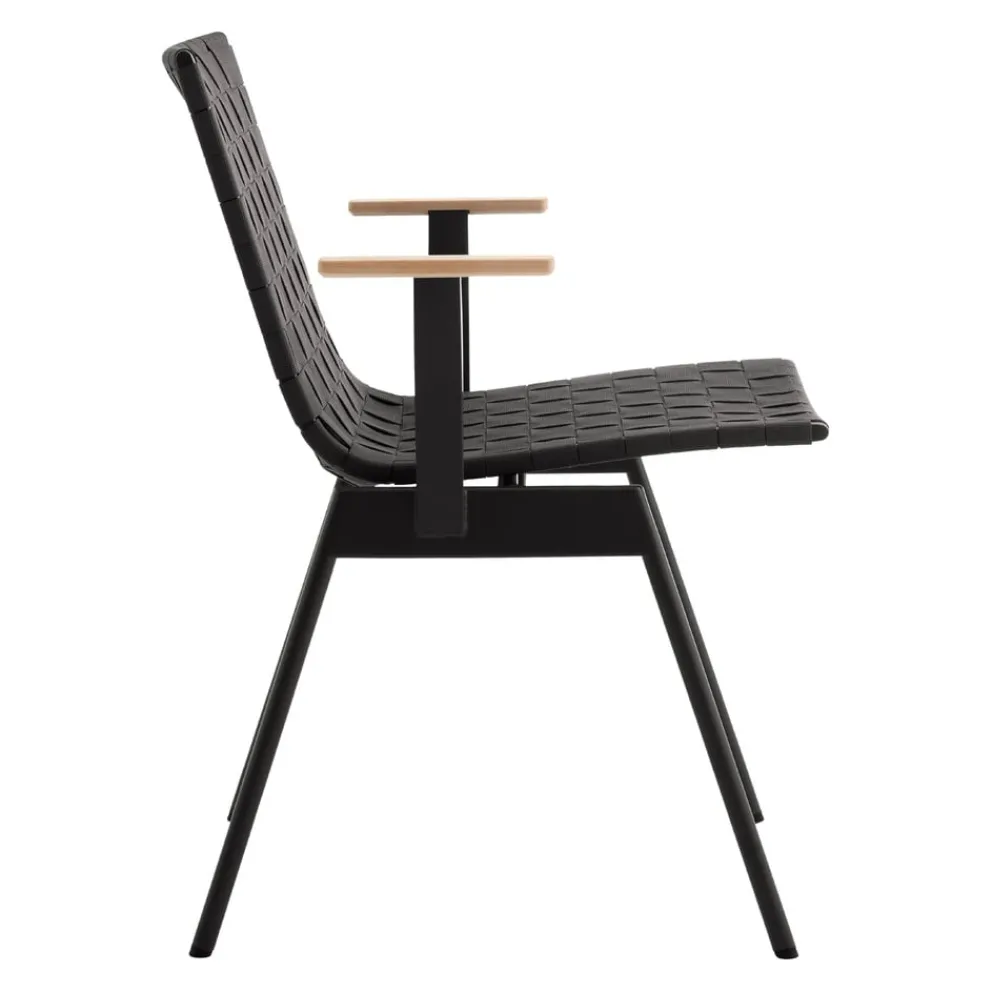 &Tradition Gartenstuhl Ville Warm Black, teakfarbig Outlet