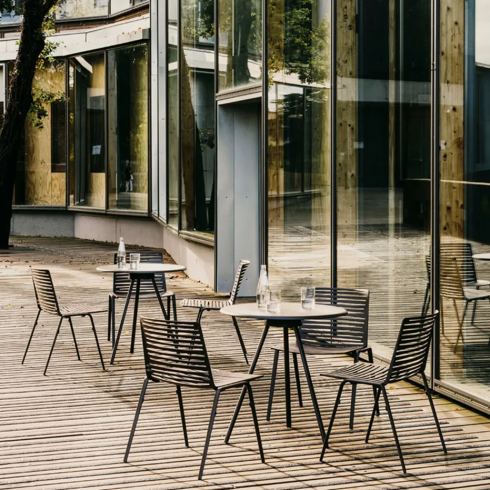 Fast Gartenstuhl Zebra Alluminio 14 grigio polvere