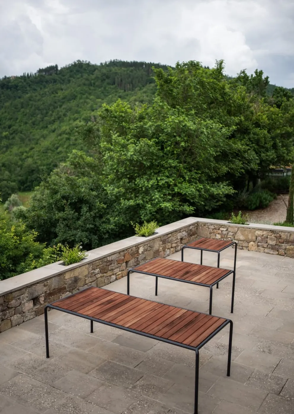 Houe Gartentisch Avanti eschefarbig, schwarz
