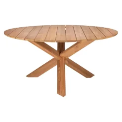 Ethnicraft Gartentisch Circle braun Hot