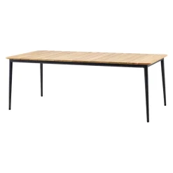 Cane-line Gartentisch Core lava grey, teakfarbig Sale