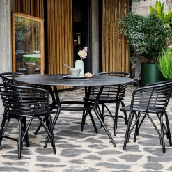 Cane-line Gartentisch Joy Dark grey YN115, lava grey New