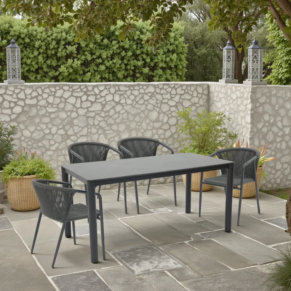 one Gartentisch Klee dunkelgrau Sale