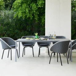 Cane-line Gartentisch Pure concrete grey CB, light grey YSN96 Clearance