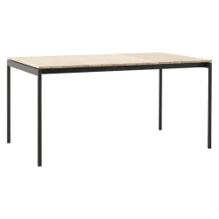 &Tradition Gartentisch Ville Warm Black, teakfarbig Discount