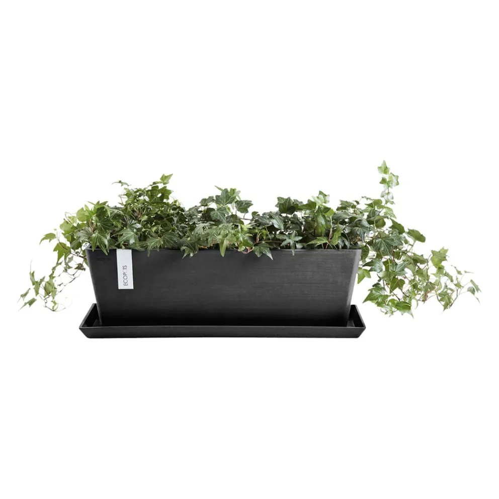 Ecopots Gartentopf Bruges dunkelgrau Clearance