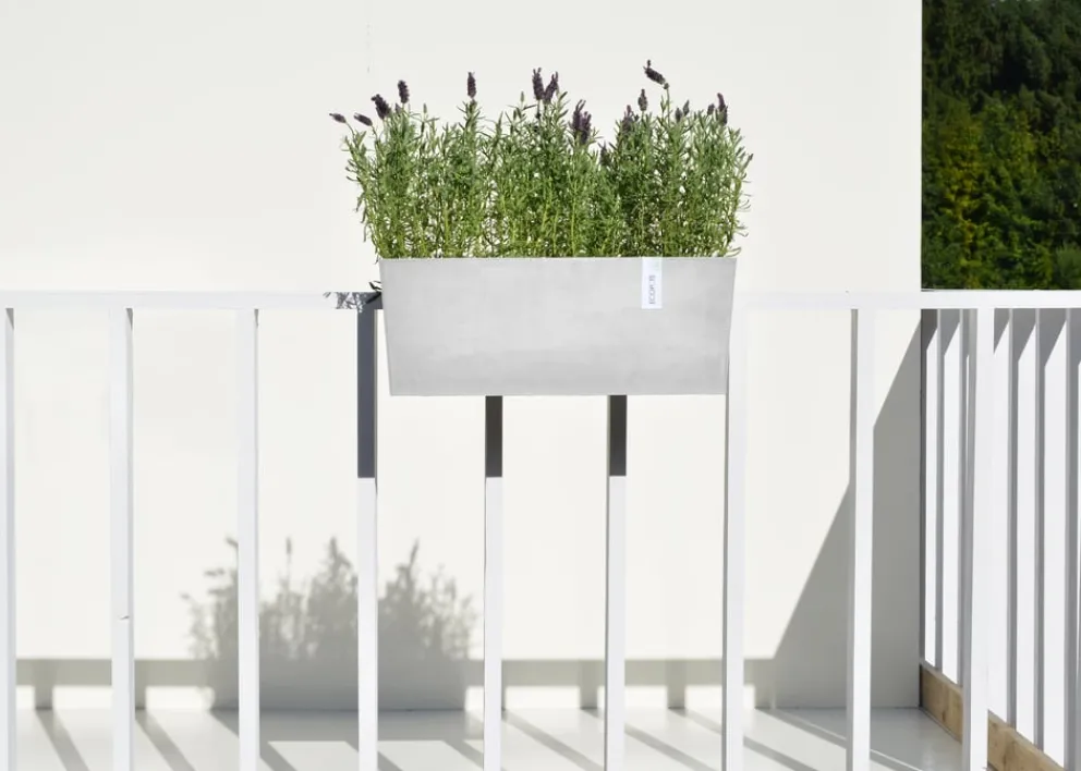 Ecopots Gartentopf Bruges hellgrau
