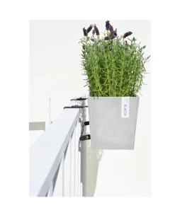 Ecopots Gartentopf Bruges hellgrau