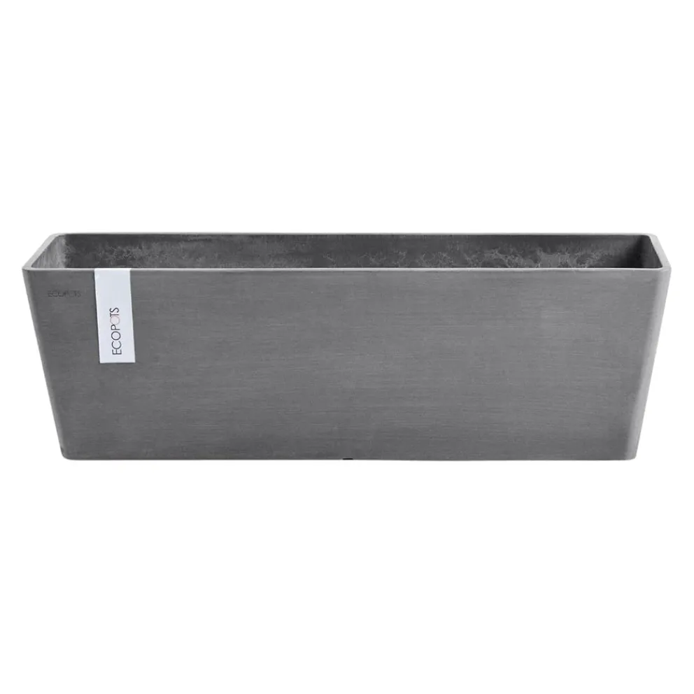Ecopots Gartentopf Bruges grau New