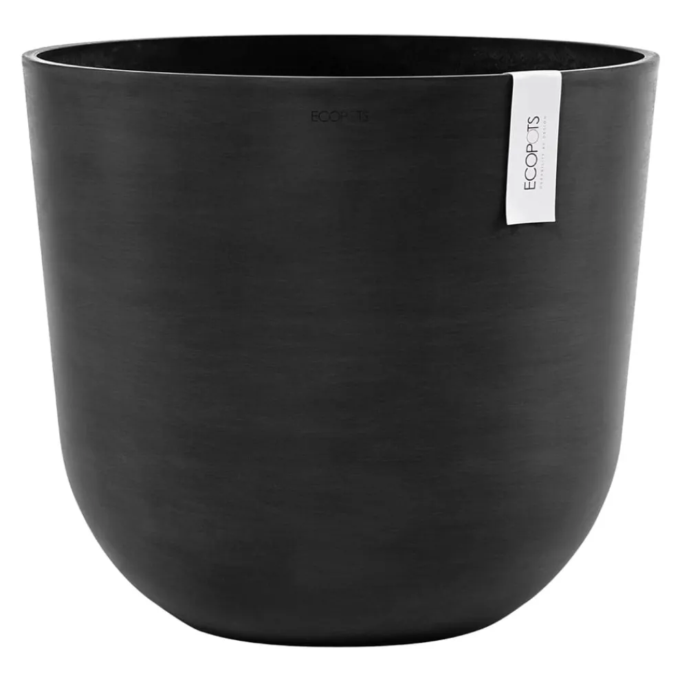 Ecopots Gartentopf Oslo dunkelgrau Hot