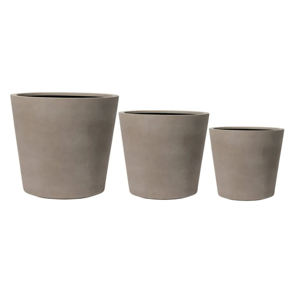 KIRSCHKE Gartentopf Pureline sepiabraun Best