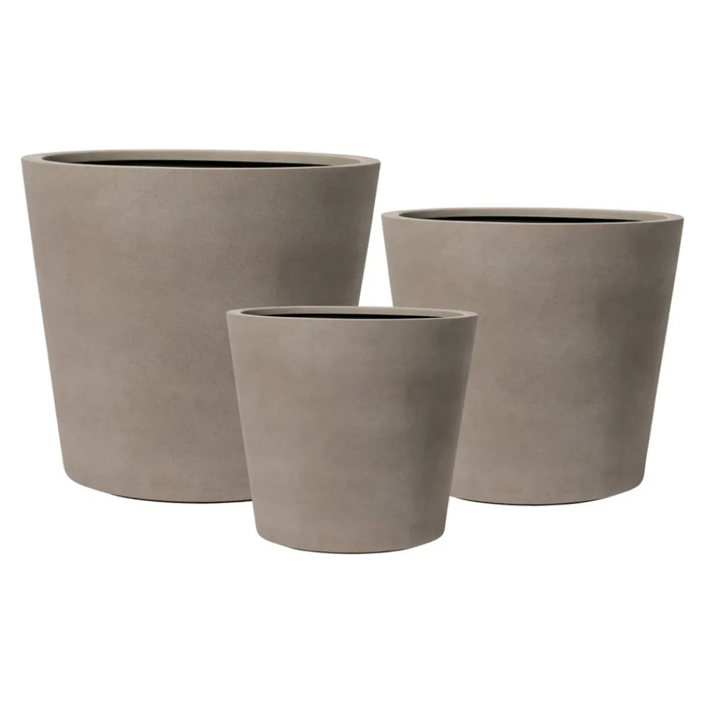 KIRSCHKE Gartentopf Pureline sepiabraun Best