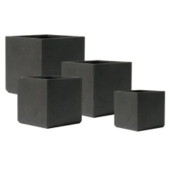 KIRSCHKE Gartentopf Rockline schwarz New