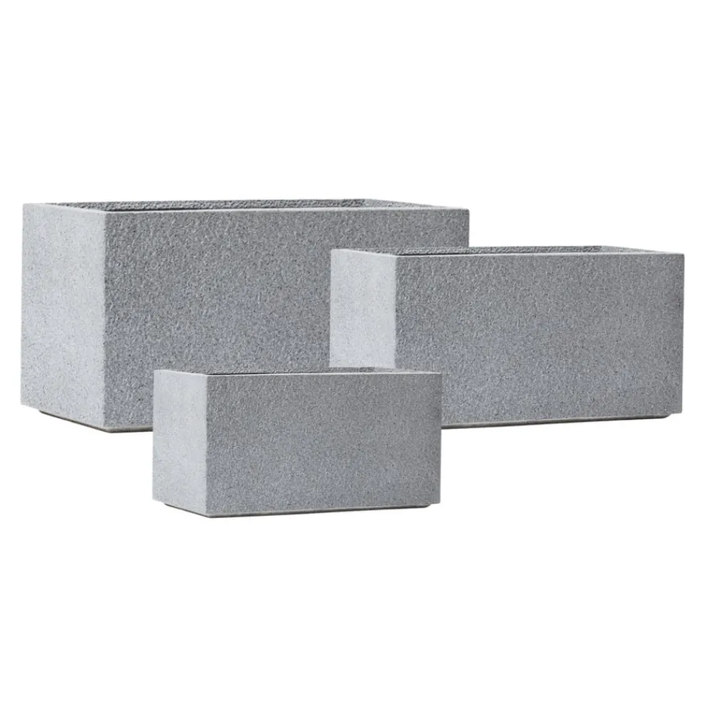 KIRSCHKE Gartentopf Rockline granitgrau Outlet