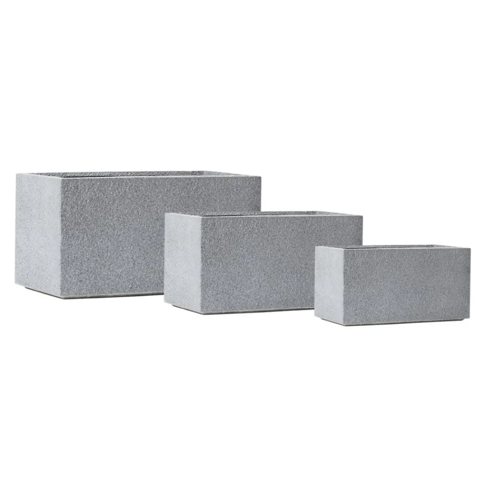 KIRSCHKE Gartentopf Rockline granitgrau Outlet