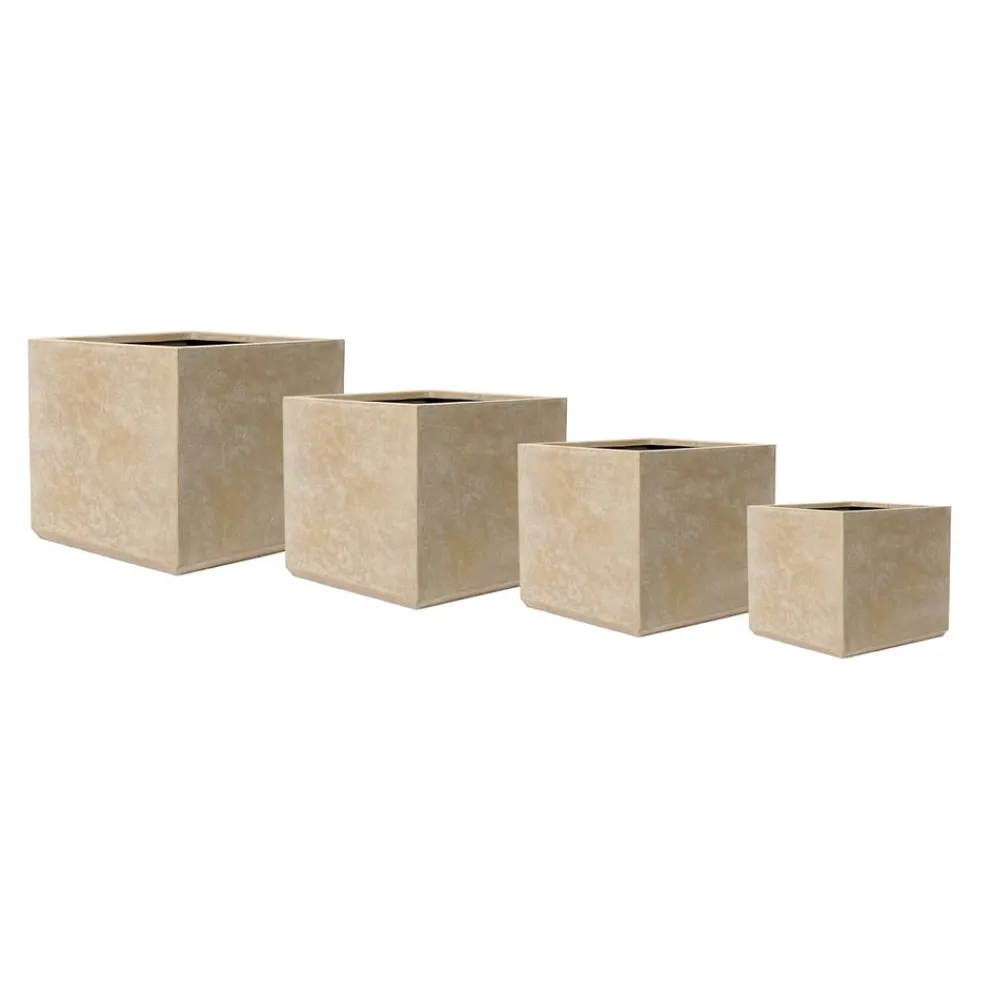 KIRSCHKE Gartentopf Rockline sandgelb Best