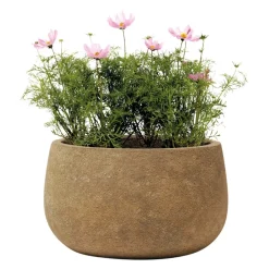 KIRSCHKE Gartentopf Rockline braun New