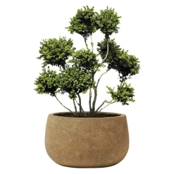 KIRSCHKE Gartentopf Rockline braun New