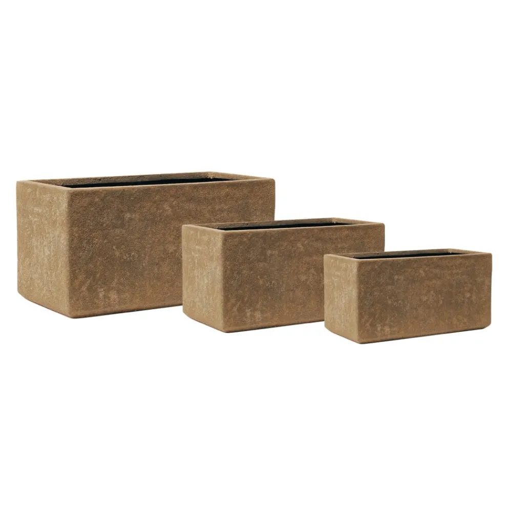 KIRSCHKE Gartentopf Rockline braun Clearance