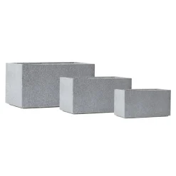 KIRSCHKE Gartentopf Rockline granitgrau