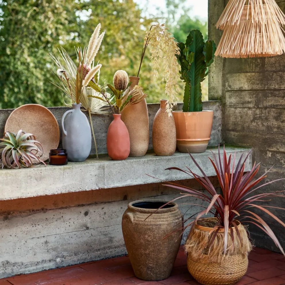 KIRSCHKE Gartentopf Rockline braun