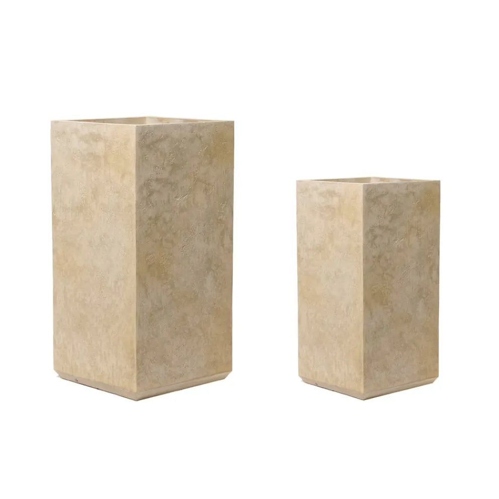 KIRSCHKE Gartentopf Rockline sandgelb Best