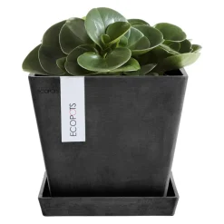 Ecopots Gartentopf Rotterdam dunkelgrau Outlet