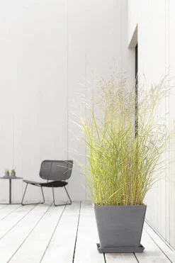 Ecopots Gartentopf Rotterdam grau