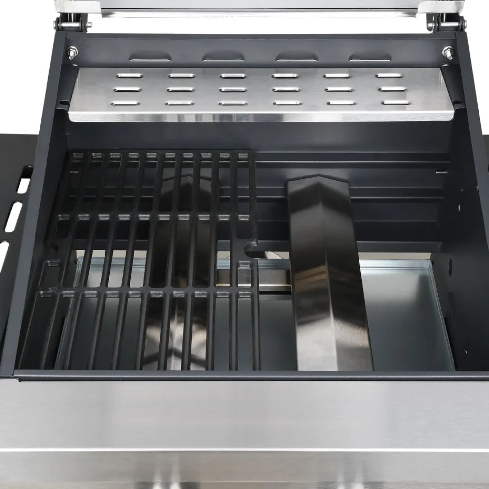 BBQ Dragon Gasgrill Bedano schwarz, silber Clearance