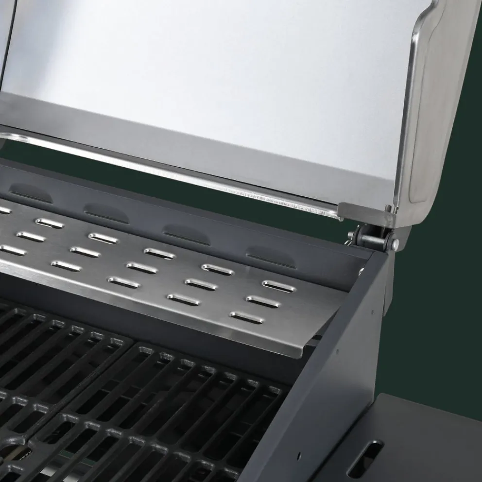 BBQ Dragon Gasgrill Bedano schwarz, silber Clearance