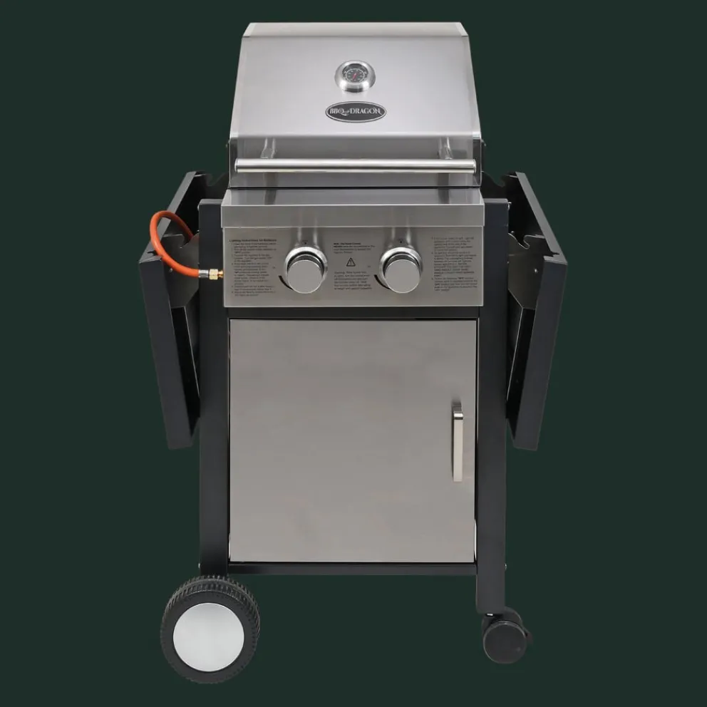 BBQ Dragon Gasgrill Bedano schwarz, silber Clearance