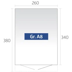 Biohort Gerätehaus Avantgarde Gr. A8 dunkelgrau Hot