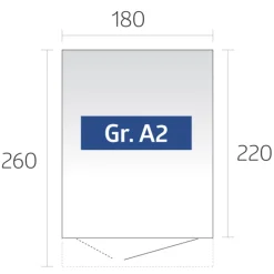 Biohort Gerätehaus Avantgarde Gr. A2 quarzgrau Sale