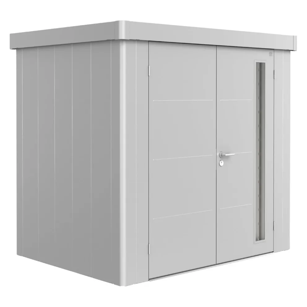 Biohort Gerätehaus Neo 1B silber Online