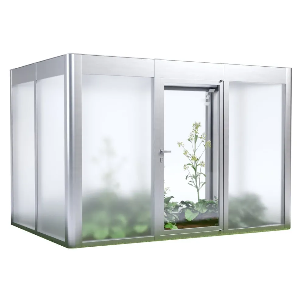 SunElements Gewächshaus Deluxe 3.2 alufarbig Outlet