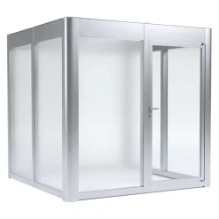 SunElements Gewächshaus Deluxe 2.2 alufarbig Hot