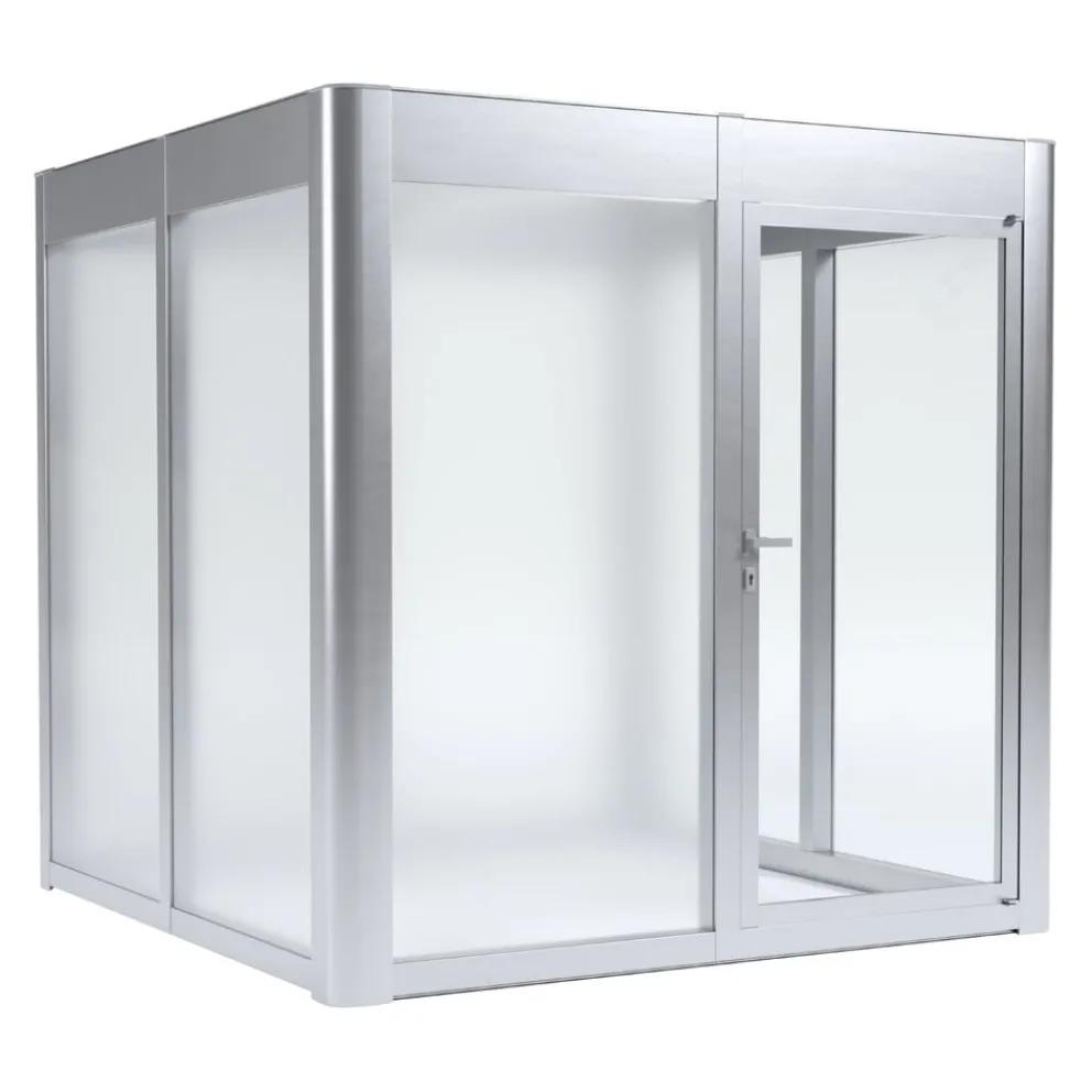 SunElements Gewächshaus Deluxe 2.2 alufarbig Hot