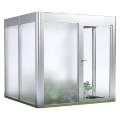 SunElements Gewächshaus Deluxe 2.2 alufarbig Hot