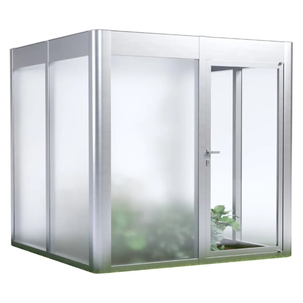 SunElements Gewächshaus Deluxe 2.2 alufarbig Hot