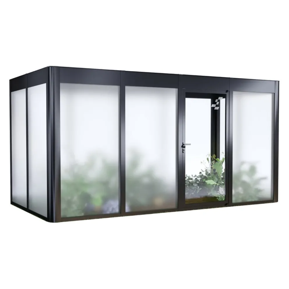 SunElements Gewächshaus Deluxe 4.2 anthrazit New