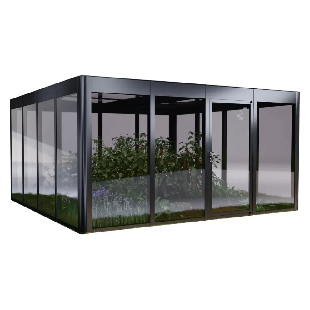 SunElements Gewächshaus Modern 4.4 anthrazit Discount